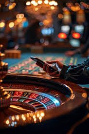 Roulette wheel on wlatoto live-dealer table